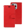 iPhone 15 Pro Max PU Leather Shock Absorption Flip Wallet Case Cover with Full Front Cover & Metal Snap-On Fastener, Multiple Ca