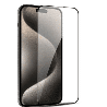 iPhone 15 Pro Max High Hardness Tempered Glass Screen Protector With Full Screen Coverage: Scratch, Shatter & Glare Resistant, B