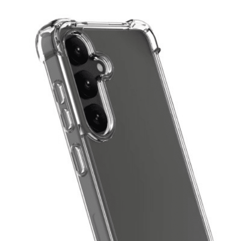 Samsung Galaxy Transparent Tough Case Cover Drop-Resistant Non-Toxic Materials, Long Lasting, Strong Military-Grade Shock Protec