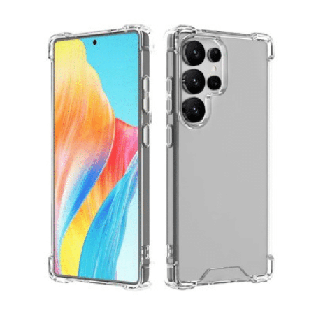 Samsung Galaxy S25 Ultra Transparent Tough Case Cover: Drop-Resistant Non-Toxic Materials, Long Lasting, Strong Military-Grade S