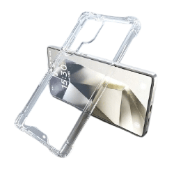 Samsung Galaxy S25 Ultra Transparent Tough Case Cover Drop-Resistant Non-Toxic Materials, Long Lasting, Strong Military-Grade Sh