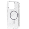 iPhone 14 Clear Heavy-Duty Protection Case Cover: Shiny Glitter, Scratch Resistant with Screen & Rear Camera Lens Protection, & 