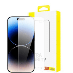 iPhone 14 Pro HD Clarity Tempered Glass Screen Protector: Ultra Thin & Hard, Impact Resistant, Scratch & Wear Resistant with Sup