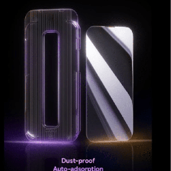 iPhone 14 Pro Full-Screen Coverage Tempered Glass Screen Protector HD Clarity, Anti-Shock, Grease & Scratch Resistant, Maintains