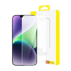 iPhone 14 HD Clarity Tempered Glass Screen Protector: Ultra Thin & Hard, Impact Resistant, Scratch & Wear Resistant with Super A