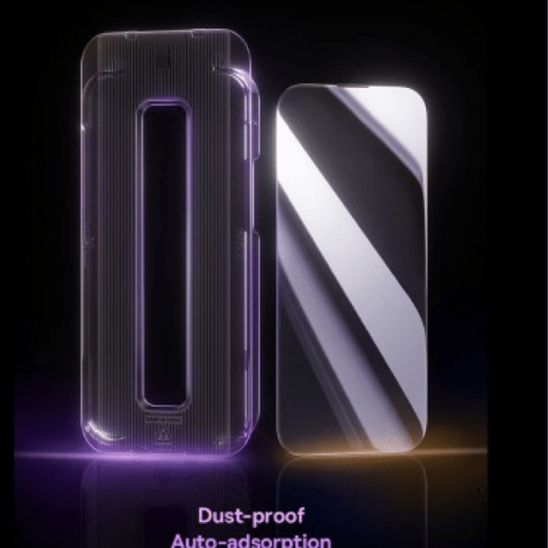 iPhone 14 Pro Full-Screen Coverage Tempered Glass Screen Protector HD Clarity, Anti-Shock, Grease & Scratch Resistant, Maintains