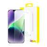iPhone 14 HD Clarity Tempered Glass Screen Protector: Ultra Thin & Hard, Impact Resistant, Scratch & Wear Resistant with Super A