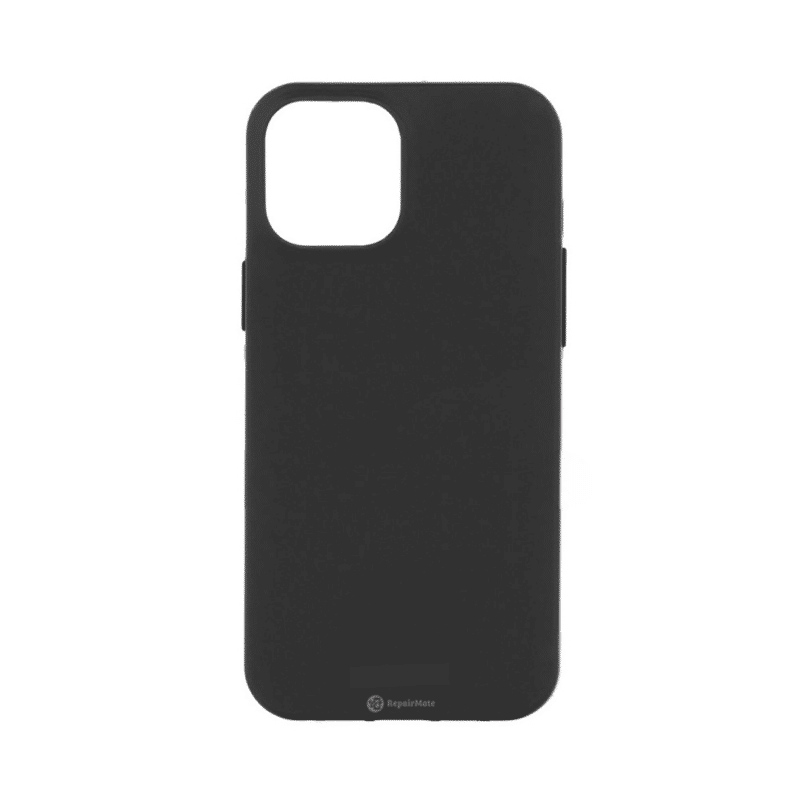 iPhone 14 Pro Max Shock Absorption Silicone Jelly Case Cover Soft & Durable, Drop-Tested With Camera & Screen Protection - Black