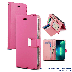 iPhone 14 Pro Max Shock-Resistant Flip Wallet Case Cover with Front Cover: High-Quality Featuring Multiple Card Slots, Magnetic 