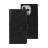 iPhone 14  PU Leather Shock Absorption Flip Wallet Case Cover with Full Front Cover & Metal Snap-On Fastener, Multiple Card Hold
