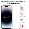 iPhone 14 Pro Max High Hardness Tempered Glass Screen Protector: Stain-Resistant, Triple Strength, Protection Against Shatter, S