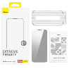 iPhone 14 Plus High-Quality Privacy Protection Tempered Glass Screen Protector: Crystal Clear, Dust-Proof, Durable, Stain-Resist