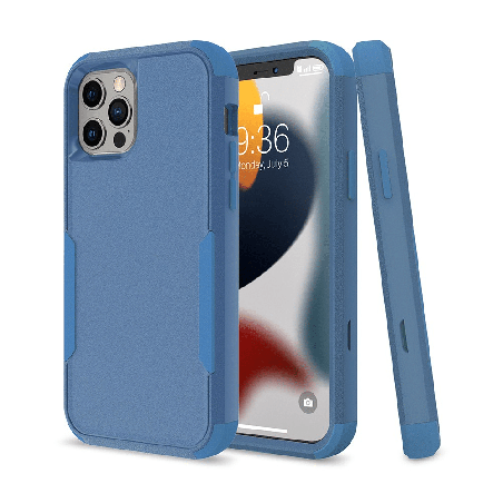 iPhone 13 Pro Max Heavy Duty Shockproof Case Cover: Drop Protection, Supports Wireless Charging, Tough & Durable