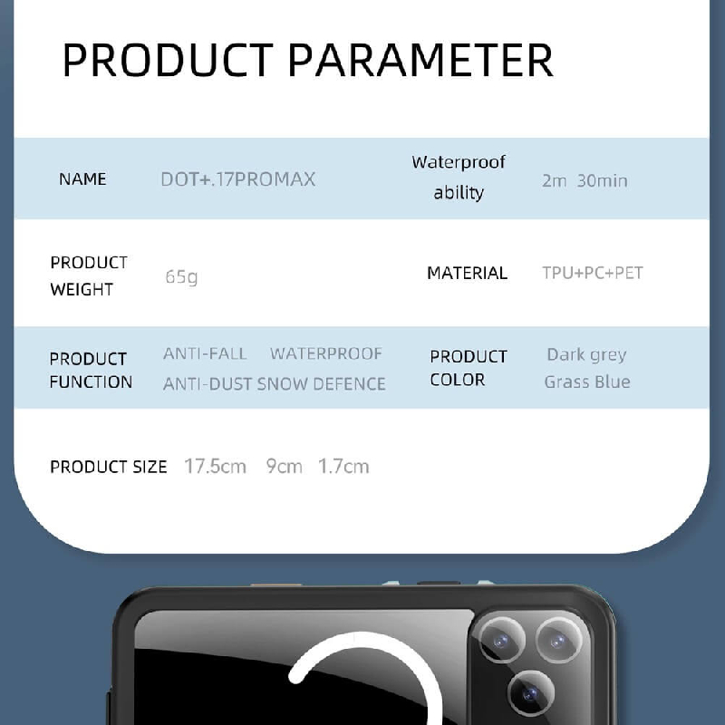 iPhone17promax_Waterproof Case 17
