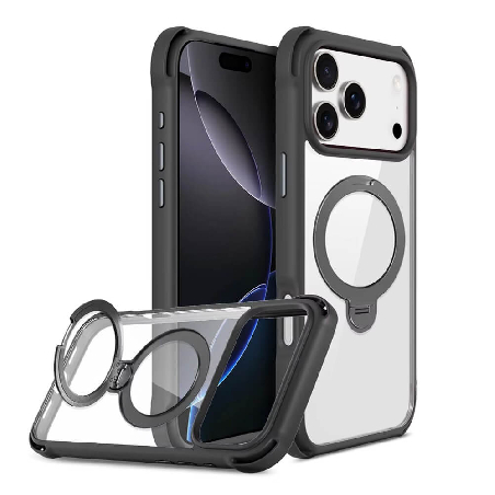 iPhone 17 Pro Max Rebound Drop Protection Case Cover With Magnetic Ring-5