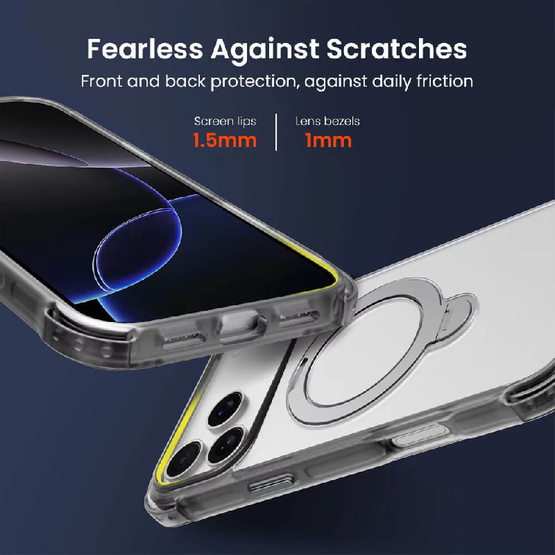 iPhone 17 Pro Max Rebound Drop Protection Case Cover With Magnetic Ring-6