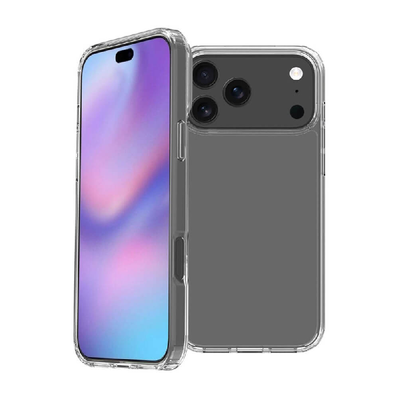 iPhone 17 Pro Max High Quality Acrylic + TPU Hybrid Transparent Case Cover1