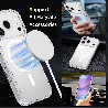 iPhone 17 Pro Max High Quality Acrylic + TPU Hybrid Transparent Case Cover With Magnetic Ring5