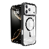 iPhone 17 Pro Max Metal Camera Lens Transparent Case Cover With Magnetic Ring1