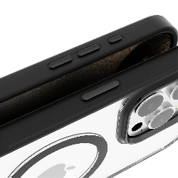 iPhone 17 Pro Max Metal Camera Lens Transparent Case Cover With Magnetic Ring10