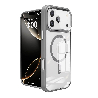 iPhone 17 Pro Max Metal Camera Lens Transparent Case Cover With Magnetic Ring3