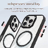 iPhone 17 Pro Max Metal Camera Lens Transparent Case Cover With Magnetic Ring9