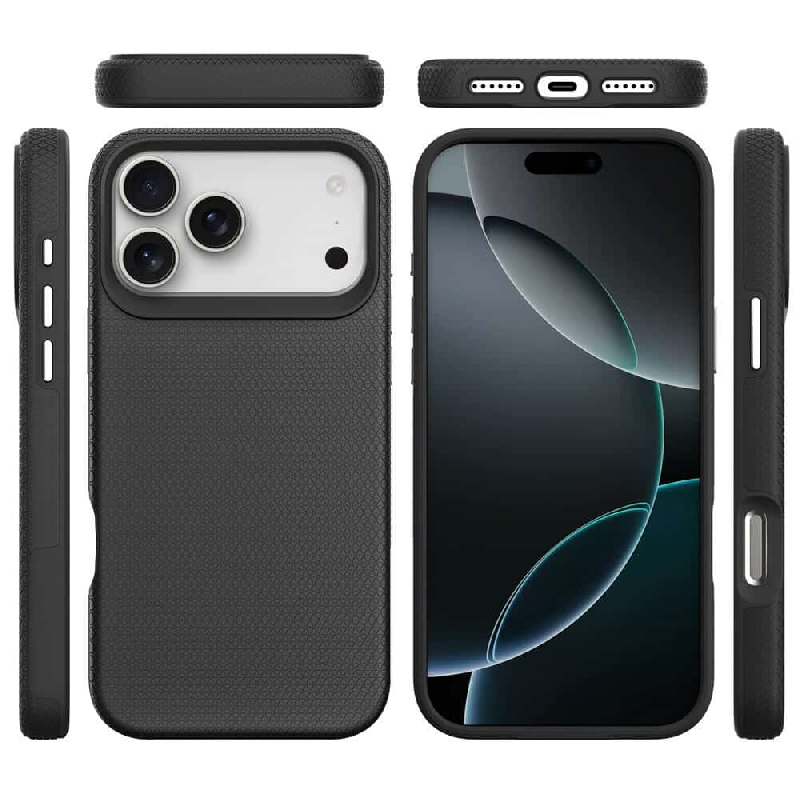 iPhone 17 Pro Max Rugged Shockproof Case Cover With Magnetic Ring8