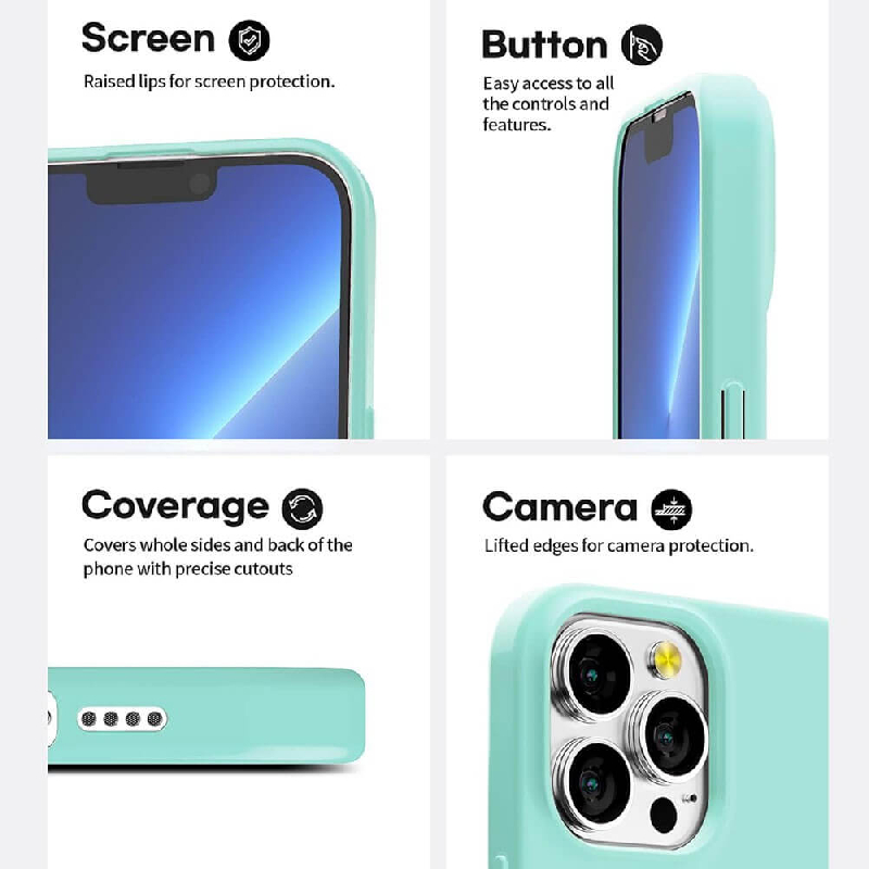 iPhone 17 Pro Max Soft Silicon Feel Jelly Case Cover9