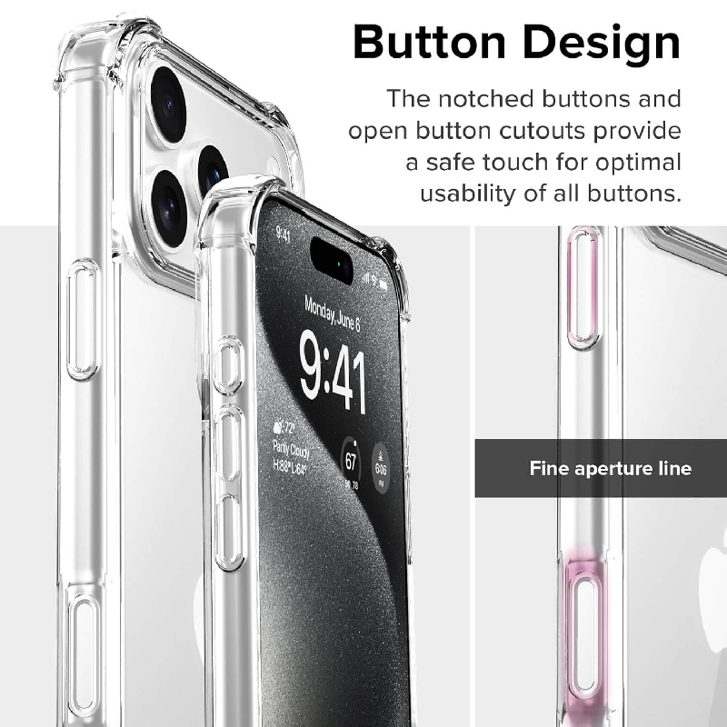 iPhone 17 Pro Max Transparent Clear Super Protect Case Cover5