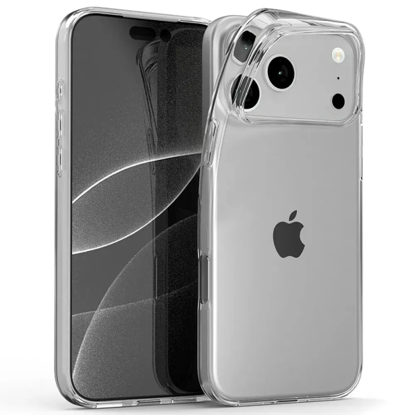 iPhone 17 Pro Max Ultra-thin Clear Transparent Pearl Jelly Case Cover Australia1