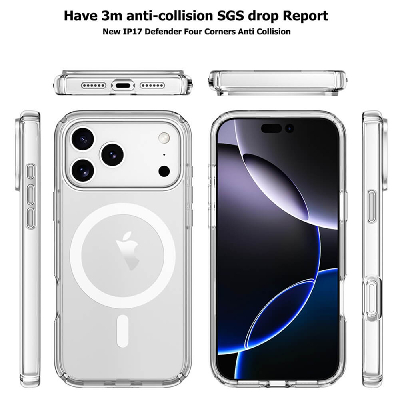iPhone 17 Pro Max Ultimake Shockproof Case Cover With Magsafe1