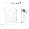 iPhone 17 Pro Max Ultimake Shockproof Case Cover Without Magsafe4