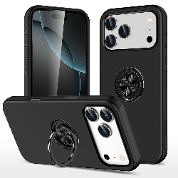 iPhone 17 Pro Max Magnetic Ring Holder Shockproof Case Cover1