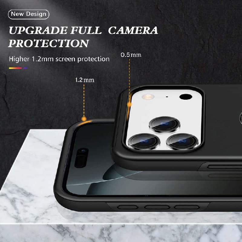 iPhone 17 Pro Max Magnetic Ring Holder Shockproof Case Cover3