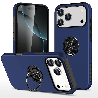 iPhone 17 Pro Max Magnetic Ring Holder Shockproof Case Cover-Blue