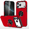 iPhone 17 Pro Max Magnetic Ring Holder Shockproof Case Cover-Red