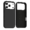 iPhone 17 Pro Max Liquid Silicone Case Cover with Magnetic Ring Compressed Australia - Black