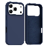 iPhone 17 Pro Max Liquid Silicone Case Cover with Magnetic Ring Compressed Australia - Navy