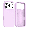 iPhone 17 Pro Max Liquid Silicone Case Cover with Magnetic Ring Compressed Australia - Purple