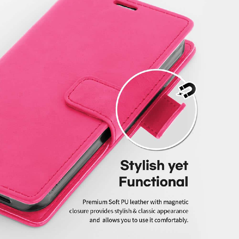 iPhone 17 Pro Max Wallet Folio Diary Case With MagSafe Combability & Card Slots 6