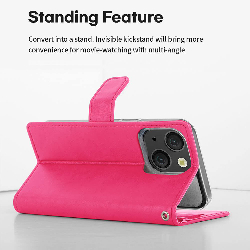 iPhone 17 Pro Max Wallet Folio Diary Case With MagSafe Combability & Card Slots 8