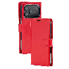 iPhone 17 Pro Max Wallet Folio Diary Case With MagSafe Combability & Card Slots - Red