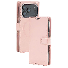 iPhone 17 Pro Max Wallet Folio Diary Case With MagSafe Combability & Card Slots - Pink