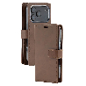 iPhone 17 Pro Max Wallet Folio Diary Case With MagSafe Combability & 9 Card Slots - Brown
