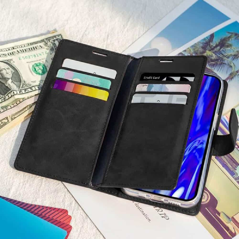 iPhone 17 Pro Max Wallet Folio Diary Case With MagSafe Combability & 9 Card Slots Australia - 3