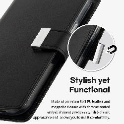 iPhone 17 Pro Max Wallet Folio Diary Case With Card Slots Australia 4