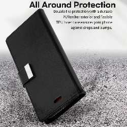 iPhone 17 Pro Max Wallet Folio Diary Case With Card Slots Australia 3