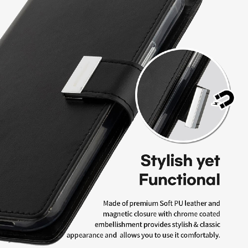 iPhone 17 Pro Max Wallet Folio Diary Case With Card Slots Australia 4