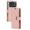 iPhone 17 Pro Max Wallet Folio Diary Case With Card Slots Australia Rose Gold