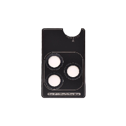 iPhone 17 Pro MaxIndividual Metal Ring HD Tempered Glass Camera Lens Protector Australia Black